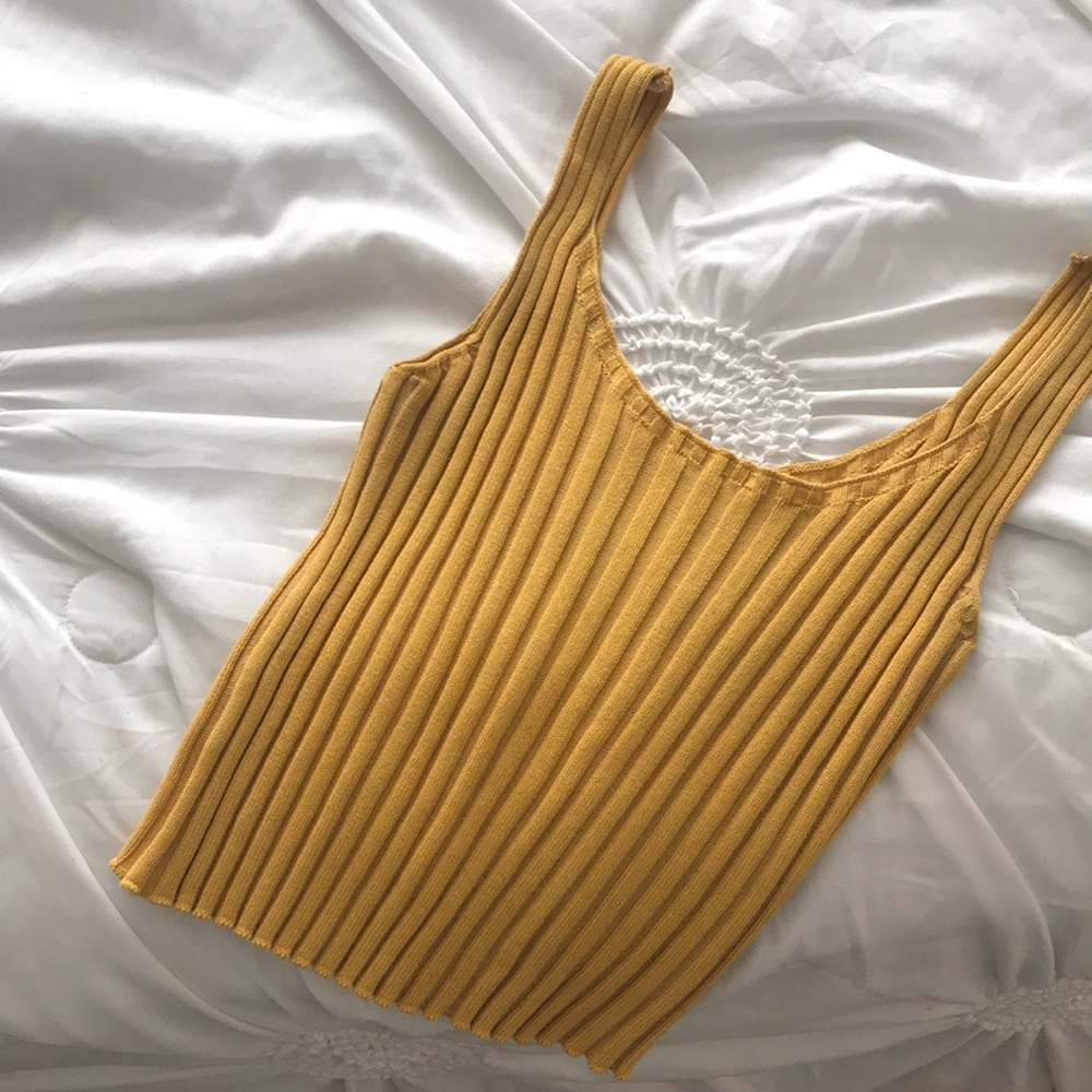 Yellow Crop Top